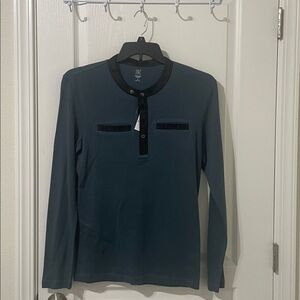 INC International Concepts Men's Dark Blue Shirt Jacket